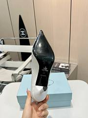 Prada White Leather Pumps - 2