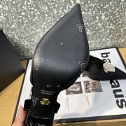 Versace La Medusa 12mm Slingback Pumps Black - 6