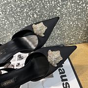 Versace La Medusa 12mm Slingback Pumps Black - 5