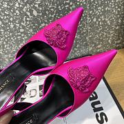 Versace La Medusa 12mm Slingback Pumps Pink - 2