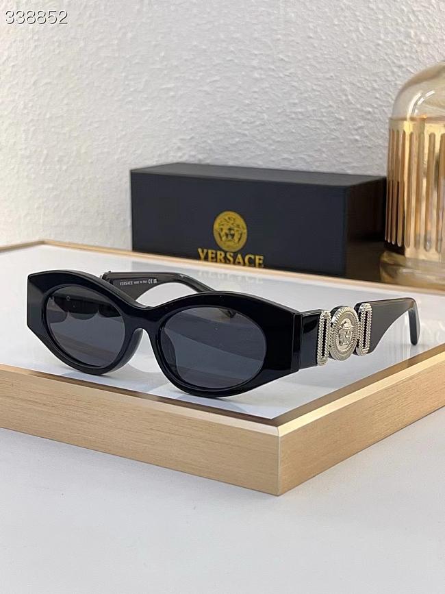 Versace Sunglasses Black Silver 4480 - 1