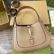 Gucci Jackie 1961 Beige Bag 810232 Size 27.5x19x4cm - 3