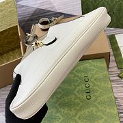 Gucci Jackie 1961 White Bag 810232 Size 27.5x19x4cm - 3