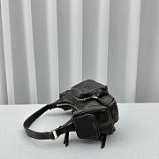 Miu Miu Nappa Leather Pocket Bag Coffee Size 21x6x12CM - 3