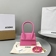 Jacquemus Crossbody Bag Pink Size 18x15.5x8CM - 5