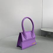 Jacquemus Crossbody Bag Purple Size 18x15.5x8CM - 4