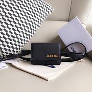 Jacquemus Le Cienture Bello Waist Bag Black Size 12x9x3cm - 1