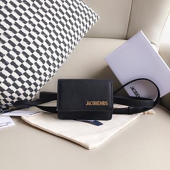 Jacquemus Le Cienture Bello Waist Bag Black Size 12x9x3cm