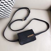 Jacquemus Le Cienture Bello Waist Bag Black Size 12x9x3cm - 3