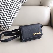 Jacquemus Le Cienture Bello Waist Bag Black Size 12x9x3cm - 4