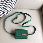 Jacquemus Le Cienture Bello Waist Bag Green Size 12x9x3cm - 3