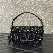 Valentino Garavani Mini Loco 3D Black Size 19x10.5x5cm - 1