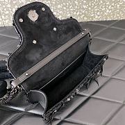 Valentino Garavani Mini Loco 3D Black Size 19x10.5x5cm - 6