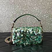 Valentino Garavani Mini Loco 3D Green Size 19x10.5x5cm - 5