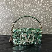 Valentino Garavani Mini Loco 3D Green Size 19x10.5x5cm - 4