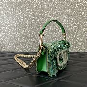 Valentino Garavani Mini Loco 3D Green Size 19x10.5x5cm - 2