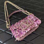 Valentino Garavani Mini Loco 3D Pink Size 19x10.5x5cm - 5