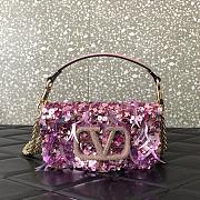 Valentino Garavani Mini Loco 3D Pink Size 19x10.5x5cm - 2