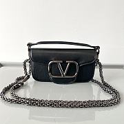 Valentino Garavani Mini Loco Black Size 20x11x5cm - 4