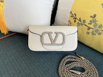 Valentino VLogo Signature Bags White Size 20x11x5cm