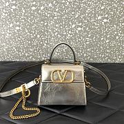 Valentino VSling Bags Silver Size 13.5x11.5x4cm - 3