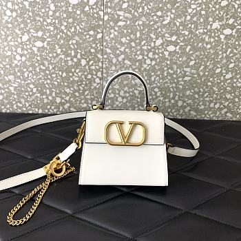 Valentino VSling Bags White Size 13.5x11.5x4cm