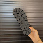 Prada Triangle-Logo Flip Flops Black - 3