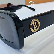 LV Circle Rectangle Sunglasses Black Z2421W - 2
