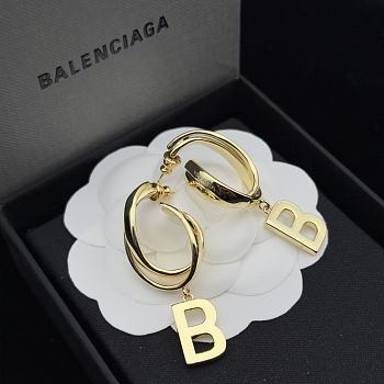 Balenciaga Earrings Gold 137