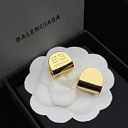 Balenciaga Earrings Gold 142 - 1