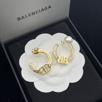 Balenciaga Earrings Gold 210