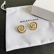 Balenciaga Earrings Gold Spiral 635851 - 4