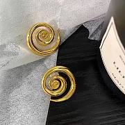 Balenciaga Earrings Gold Spiral 635851 - 3