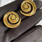 Balenciaga Earrings Gold Spiral 635851 - 2
