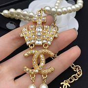 Chanel Necklace Gold Pearl 11 - 2