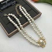 Chanel Necklace Gold Pearl 12 - 5