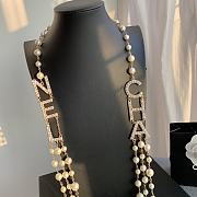 Chanel Necklace Gold Pearl 63 - 5