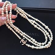 Chanel Necklace Gold Pearl 68 - 3