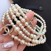 Chanel Necklace Gold Pearl 68 - 4