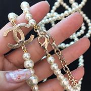 Chanel Necklace Gold Pearl 68 - 5