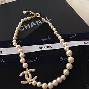 Chanel Necklace Gold Pearl 74 - 5