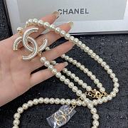 Chanel Necklace Gold Pearl 77 - 6