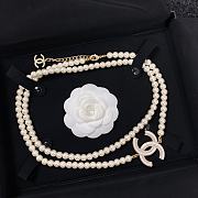 Chanel Necklace Gold Pearl 77 - 5
