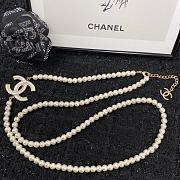 Chanel Necklace Gold Pearl 77 - 2