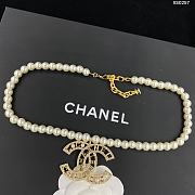 Chanel Necklace Gold Pearl 232 - 4
