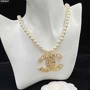 Chanel Necklace Gold Pearl 232 - 3