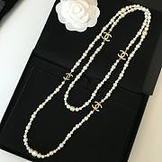 Chanel Necklace Gold Pearl 250 - 5