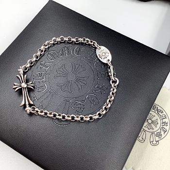 Crow Heart Bracelet Silver 438