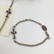 Crow Heart Bracelet Silver 438 - 4