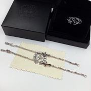 Crow Heart Bracelet Silver 438 - 3